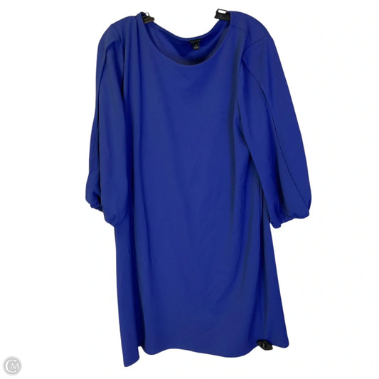 Dress Work By Ann Taylor In Blue, Size: Xl