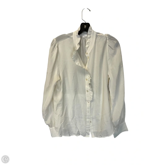 Top Long Sleeve By A Loves A In Cream, Size: L