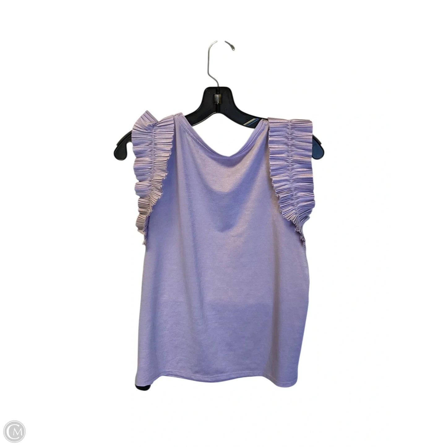 Top Sleeveless Basic By Zara In Purple, Size: S