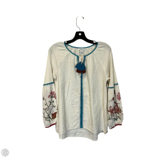 Top Long Sleeve By Sundance In Cream, Size: S