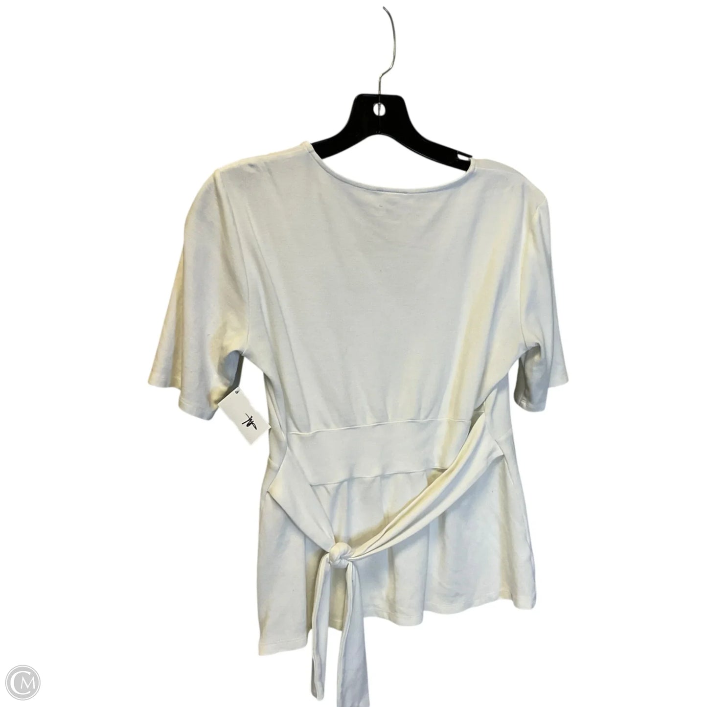 Top Short Sleeve Basic By Ann Taylor In White, Size: S