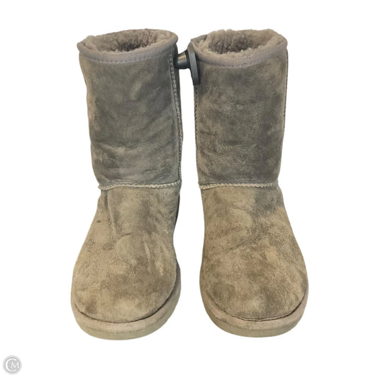 Boots Designer By Ugg In Grey, Size: 6