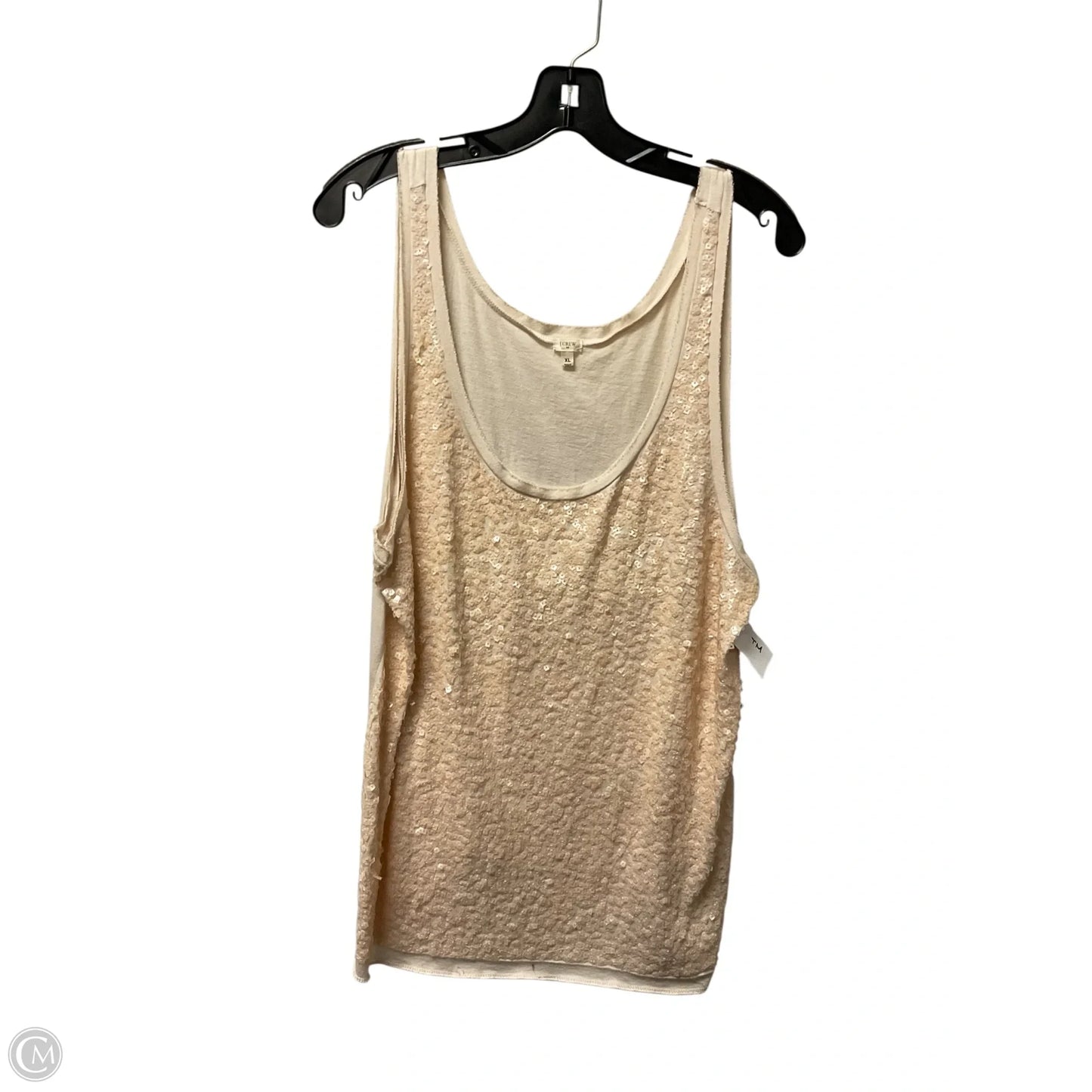 Top Sleeveless By J. Crew In Peach, Size: Xl