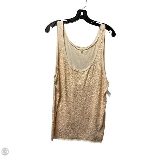 Top Sleeveless By J. Crew In Peach, Size: Xl