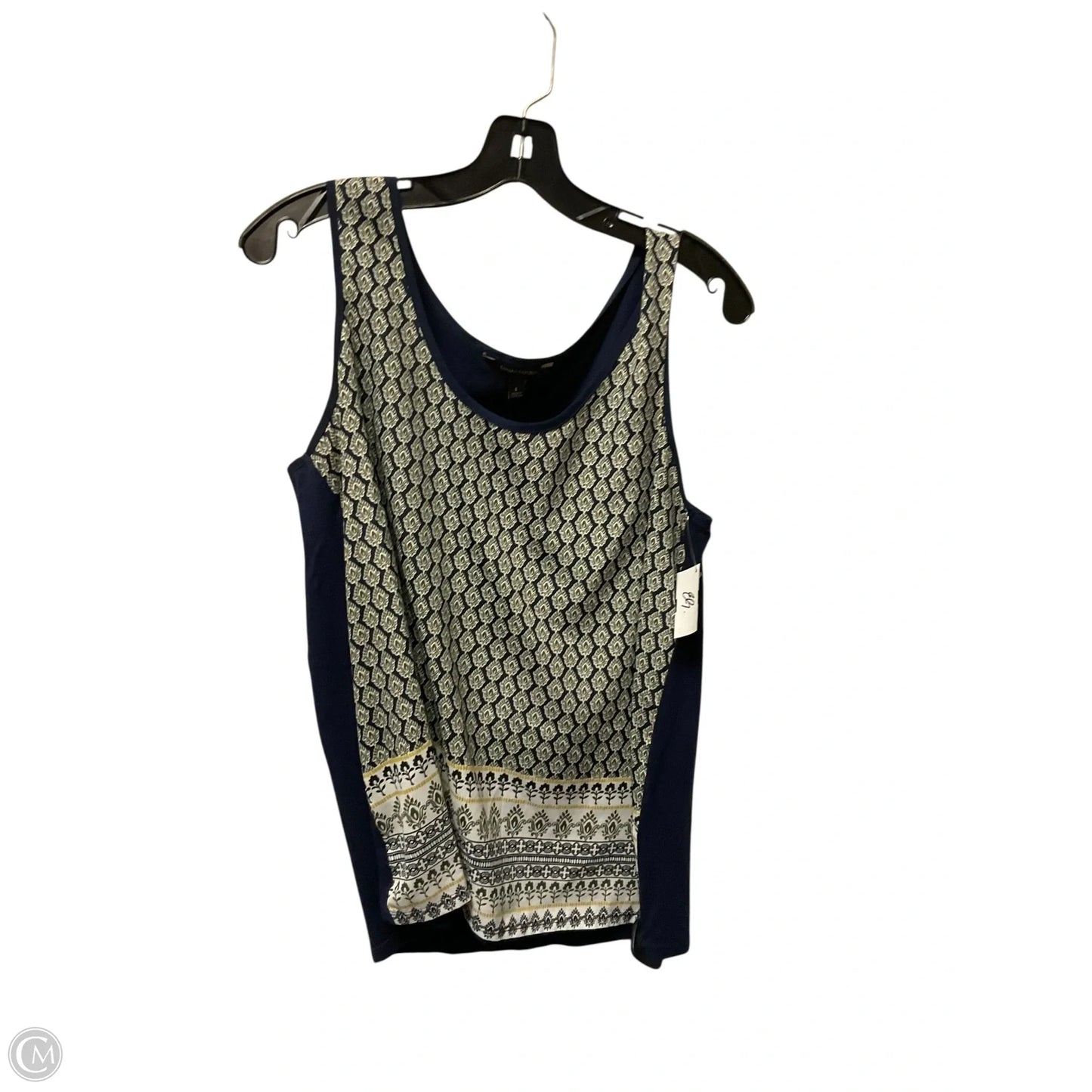 Top Sleeveless By Banana Republic In Blue, Size: L