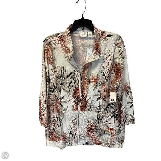 Jacket Shirt By Chicos In Cream, Size: L