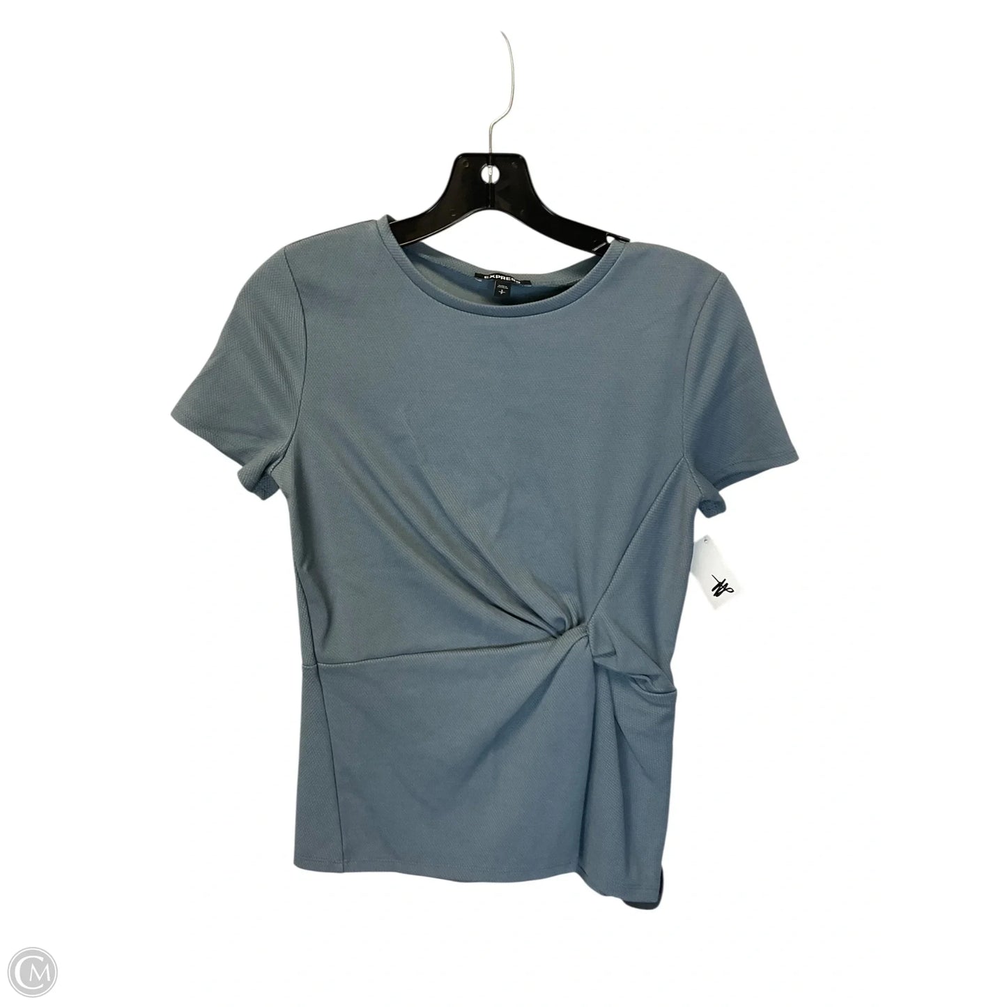 Top Short Sleeve Basic By Express In Grey, Size: S