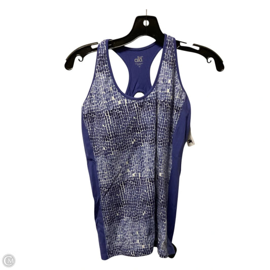 Athletic Tank Top By Alo In Blue, Size: M