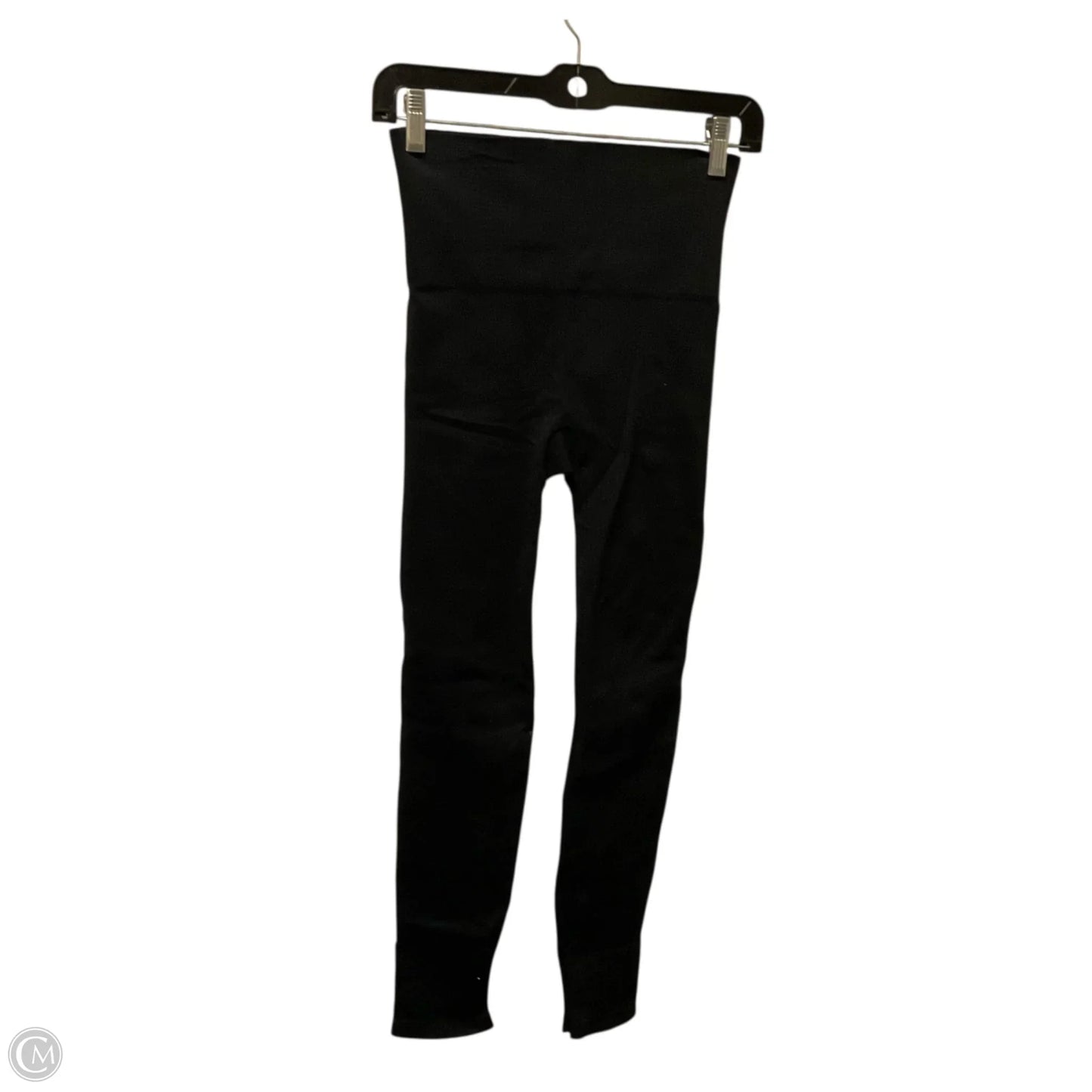 Athletic Leggings By Spanx In Black, Size: L