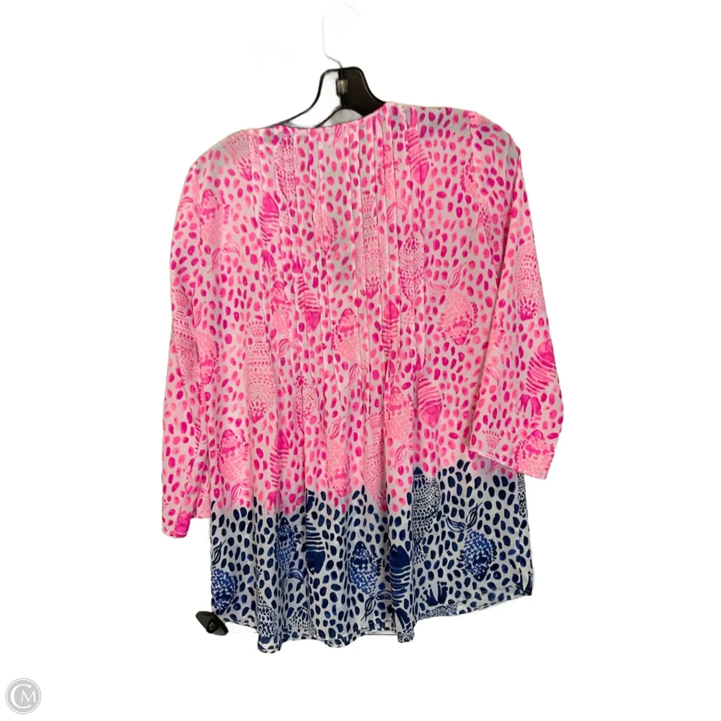 Top Long Sleeve Designer By Lilly Pulitzer In Pink, Size: Xxs