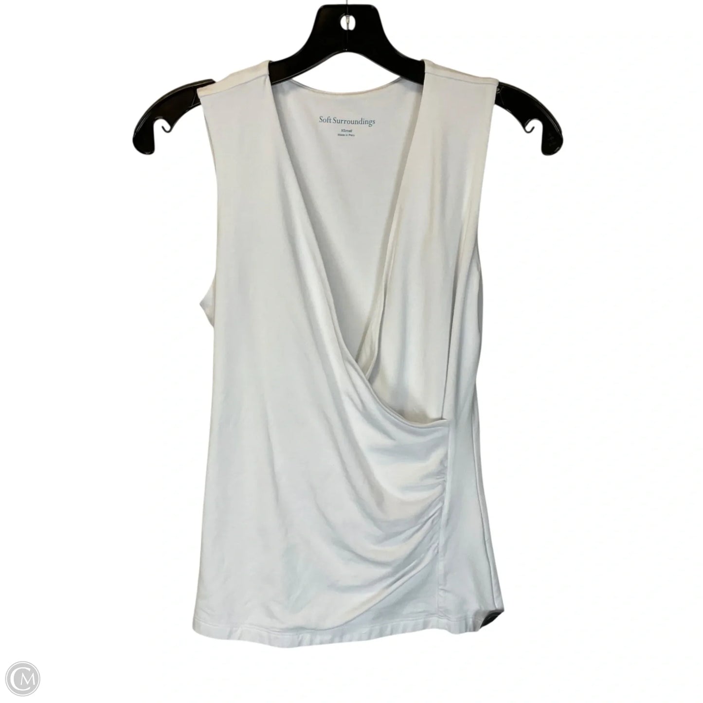 Top Sleeveless Basic By Soft Surroundings In White, Size: Xs