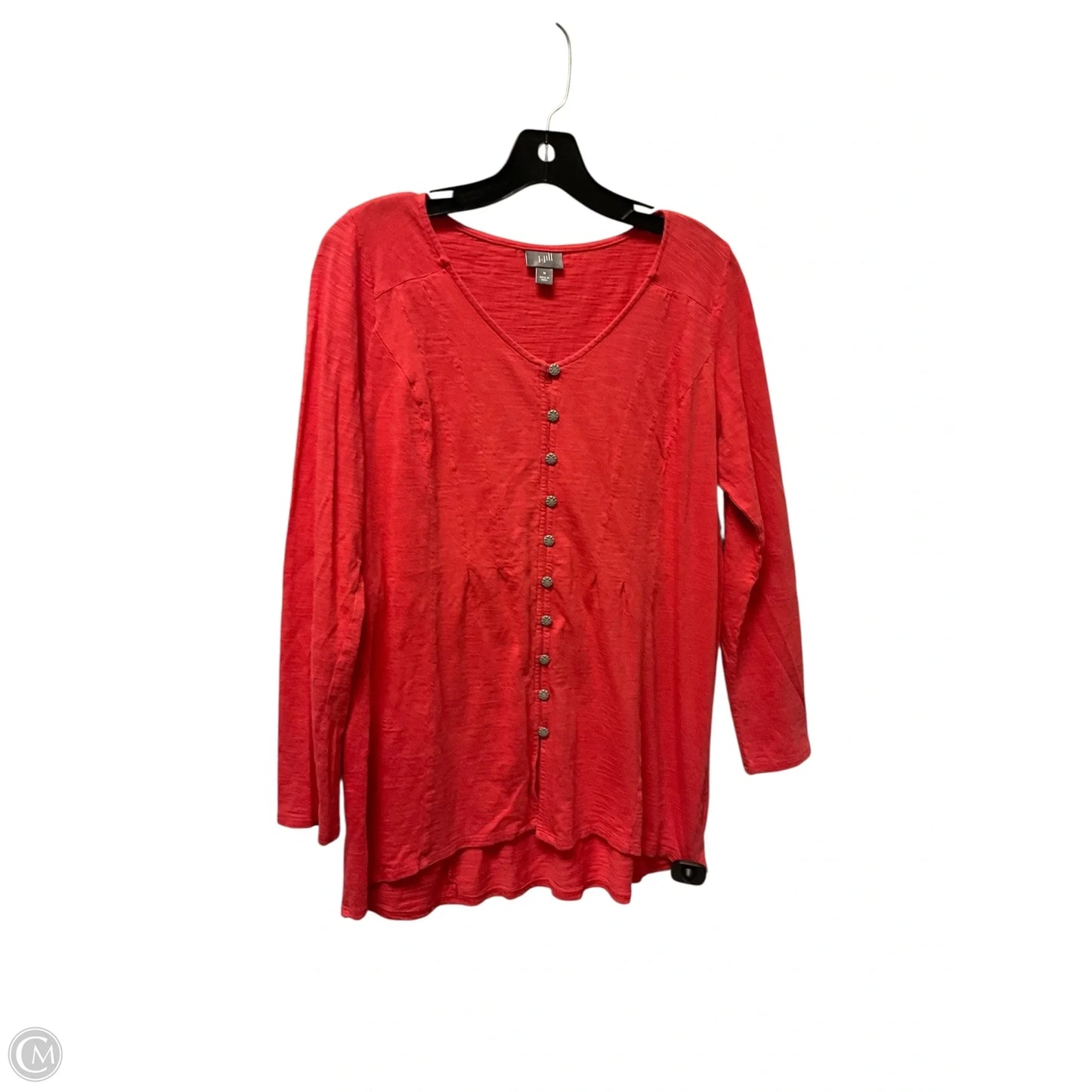 Top Long Sleeve Basic By J. Jill In Red, Size: M