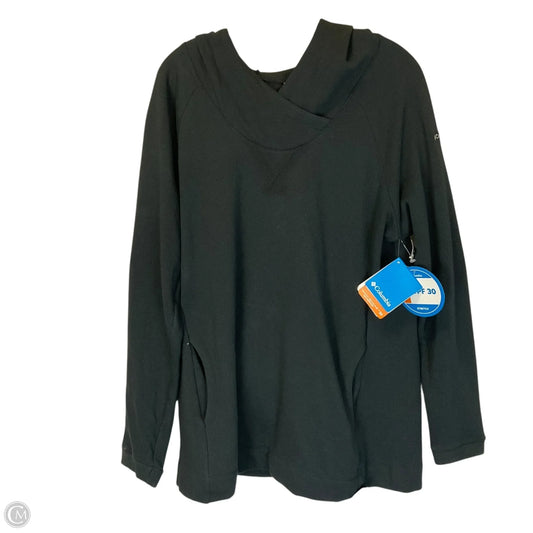 Sweatshirt Hoodie By Columbia In Black, Size: Xl