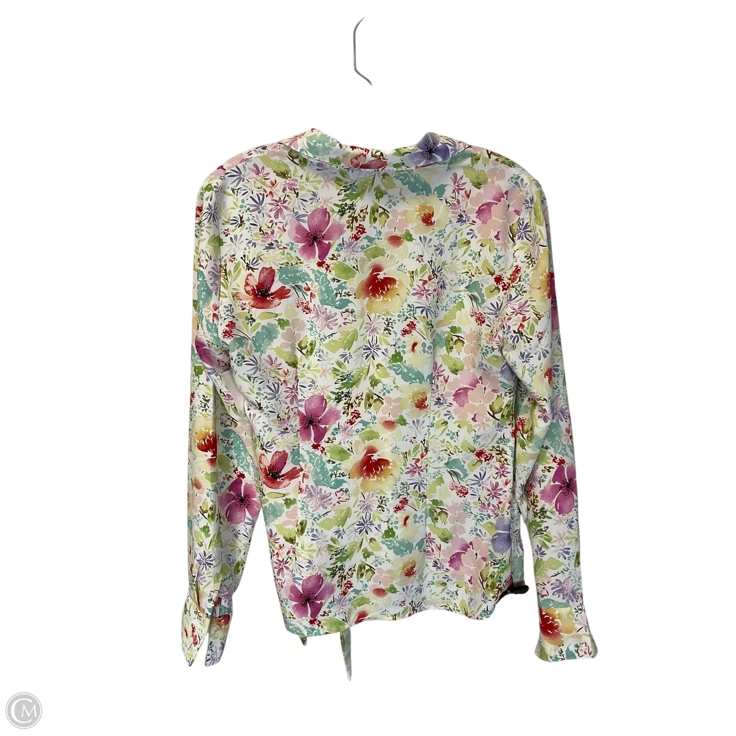 Top Long Sleeve By Rachel Zoe In Floral Print, Size: M