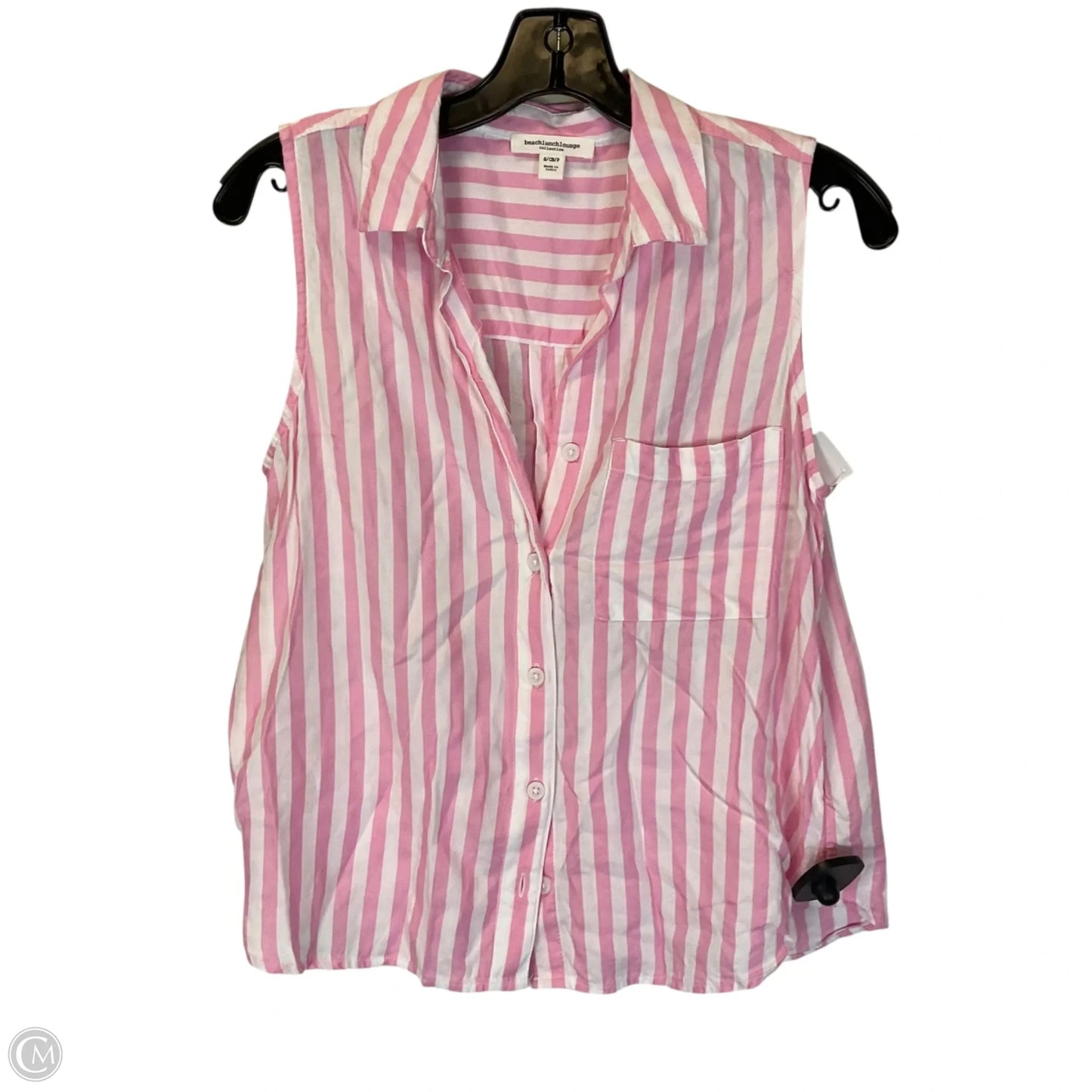 Top Sleeveless Basic By Beachlunchlounge In Striped Pattern, Size: S