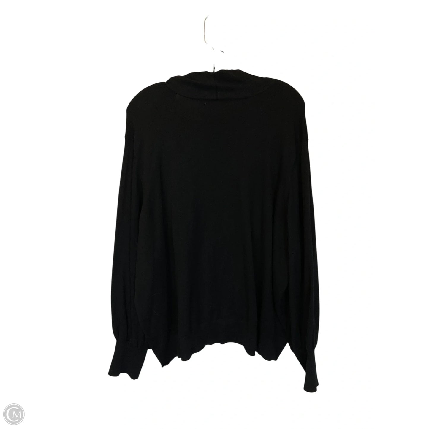 Top Long Sleeve Basic By Liz Claiborne In Black, Size: 3x