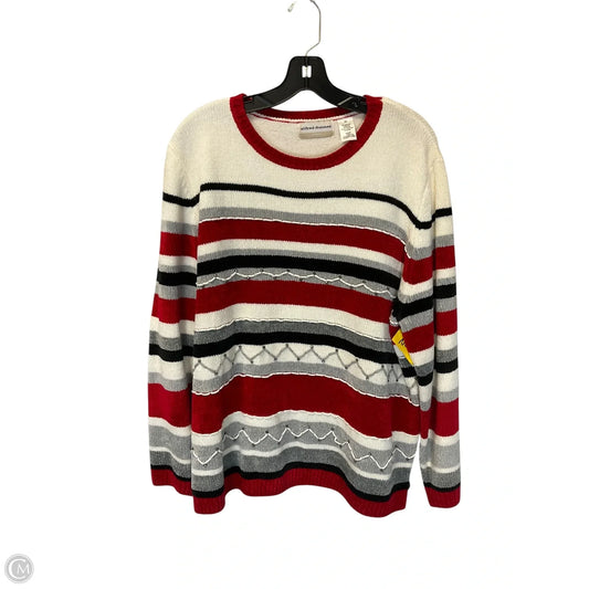 Sweater By Alfred Dunner In Striped Pattern, Size: 1x