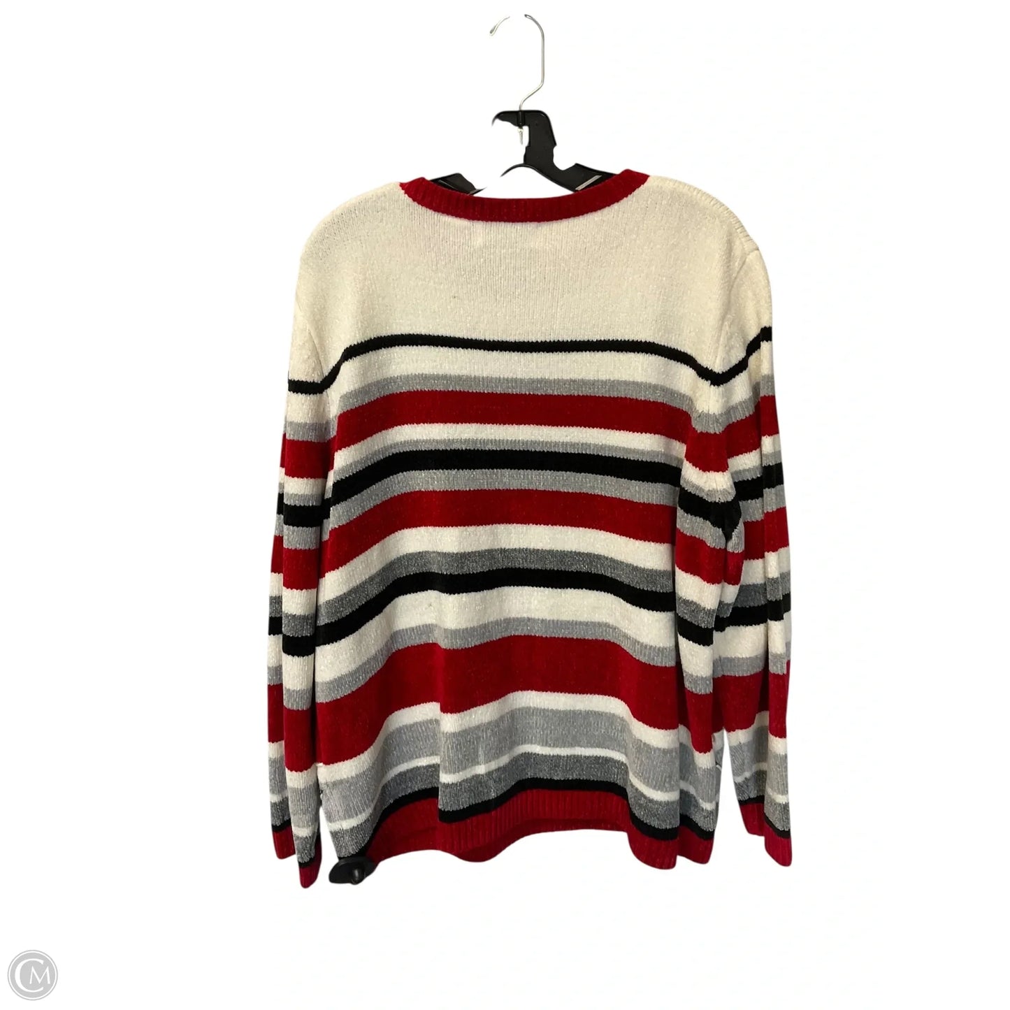Sweater By Alfred Dunner In Striped Pattern, Size: 1x