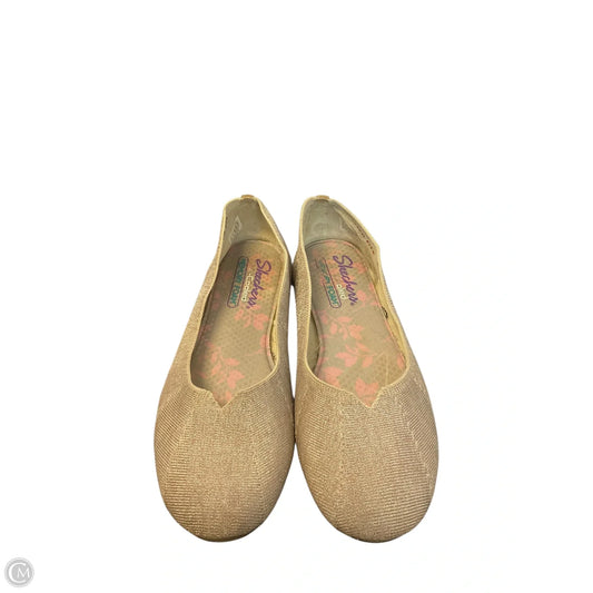 Shoes Flats By Skechers In Bronze, Size: 9