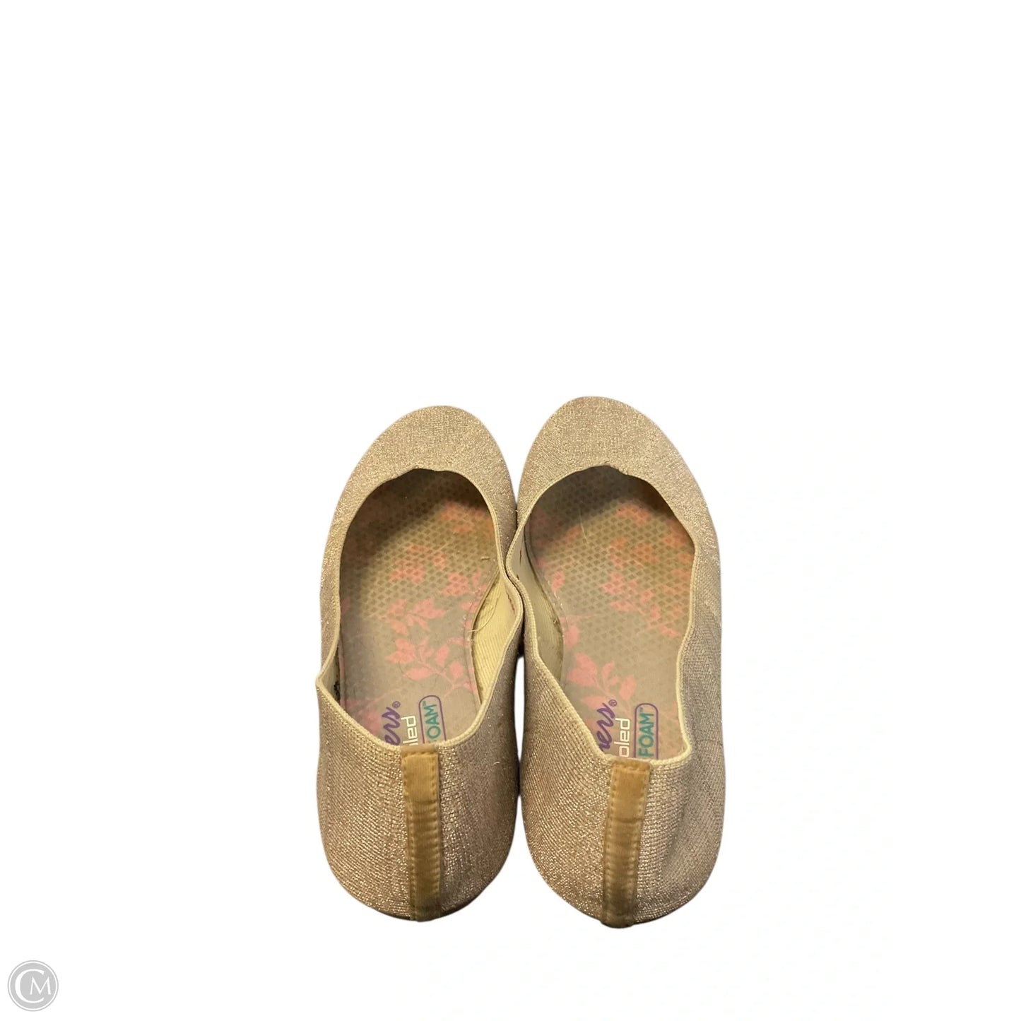 Shoes Flats By Skechers In Bronze, Size: 9