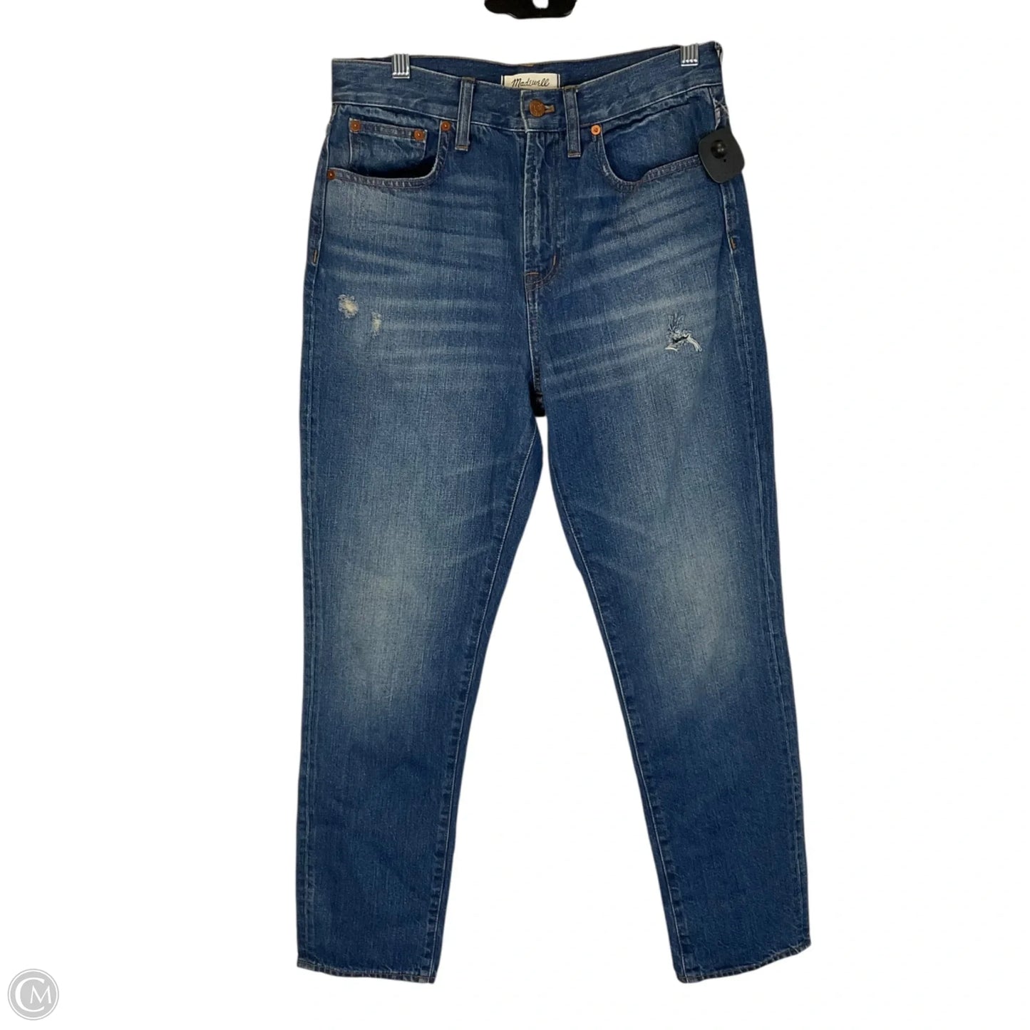 Jeans Straight By Madewell In Blue Denim, Size: 6