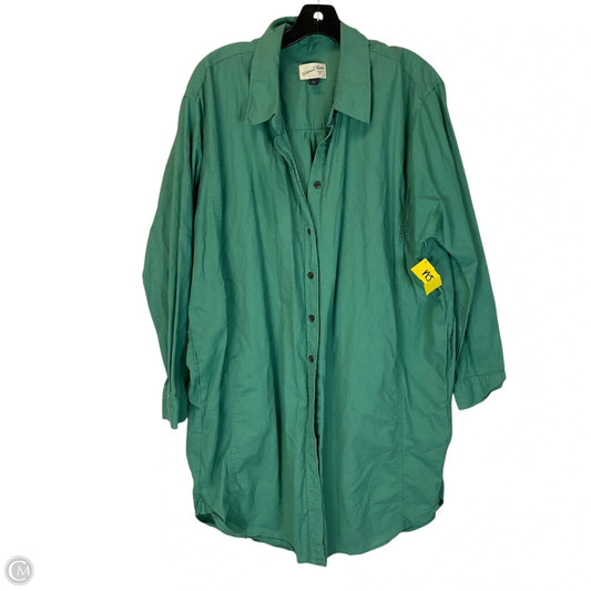 Dress Casual Short By Universal Thread In Green, Size: Xxl