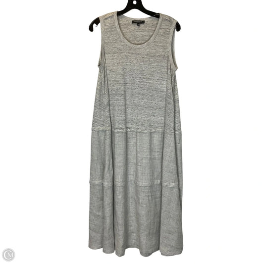 Dress Designer By Lafayette 148 In Grey, Size: M