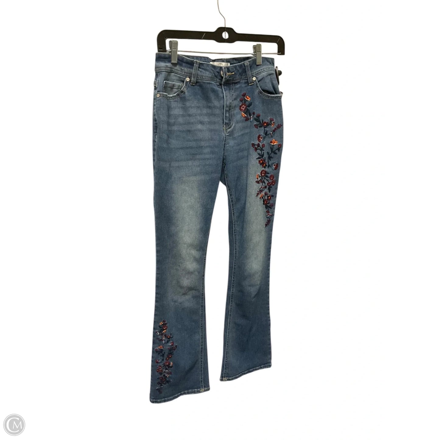 Jeans Boot Cut By Cato In Blue Denim, Size: 6p
