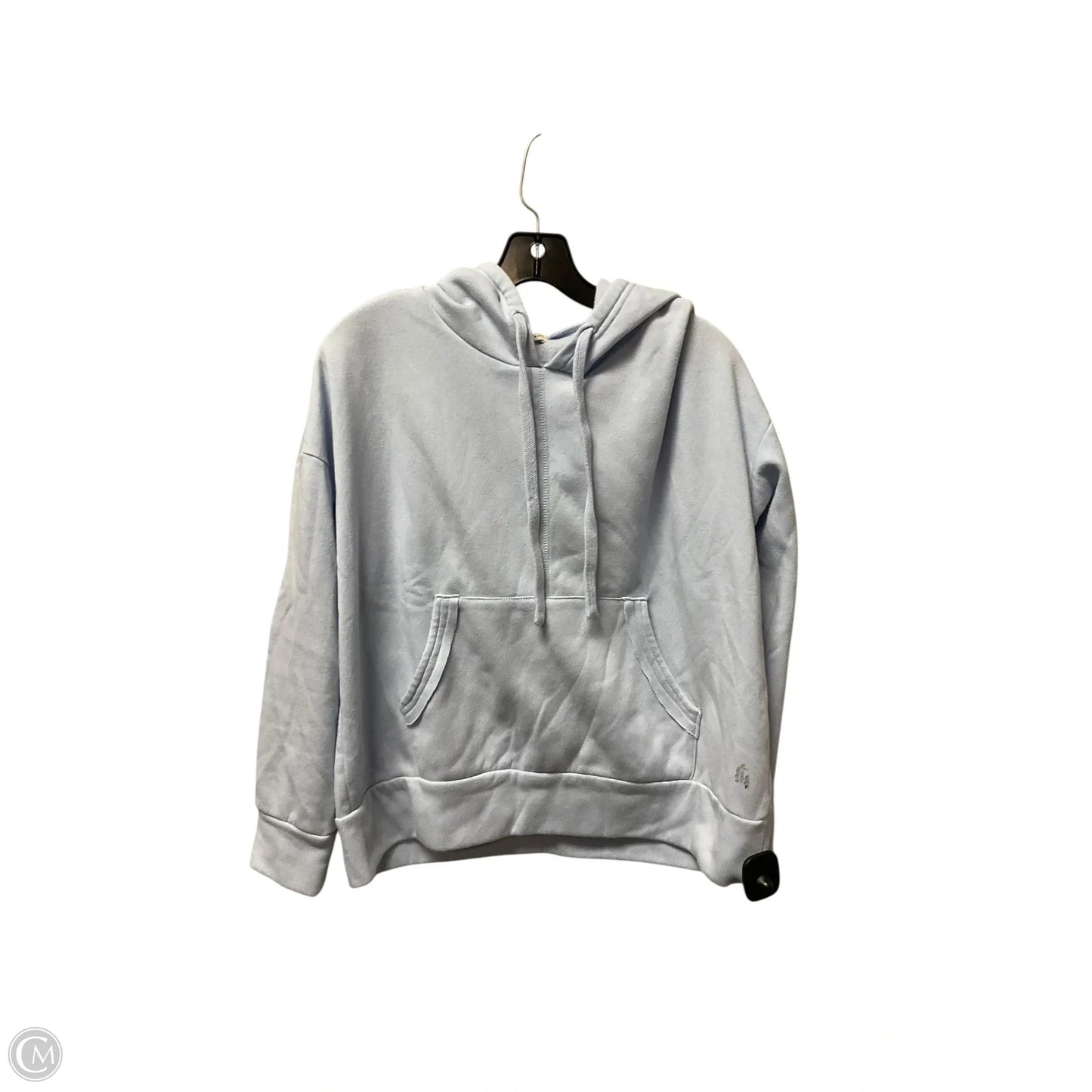 Sweatshirt Hoodie By Free People In Blue, Size: S