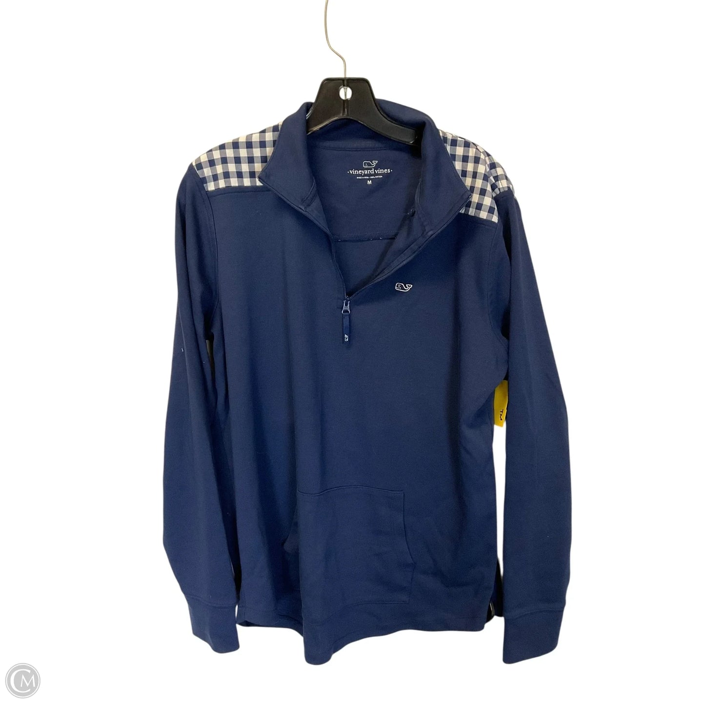 Sweatshirt Collar By Vineyard Vines In Navy, Size: M