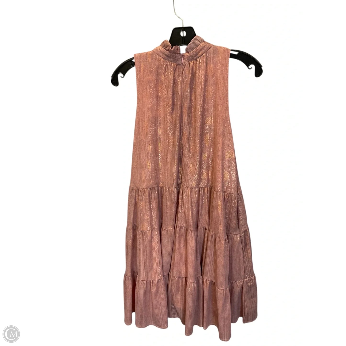 Dress Casual Short By Tcec In Pink, Size: L