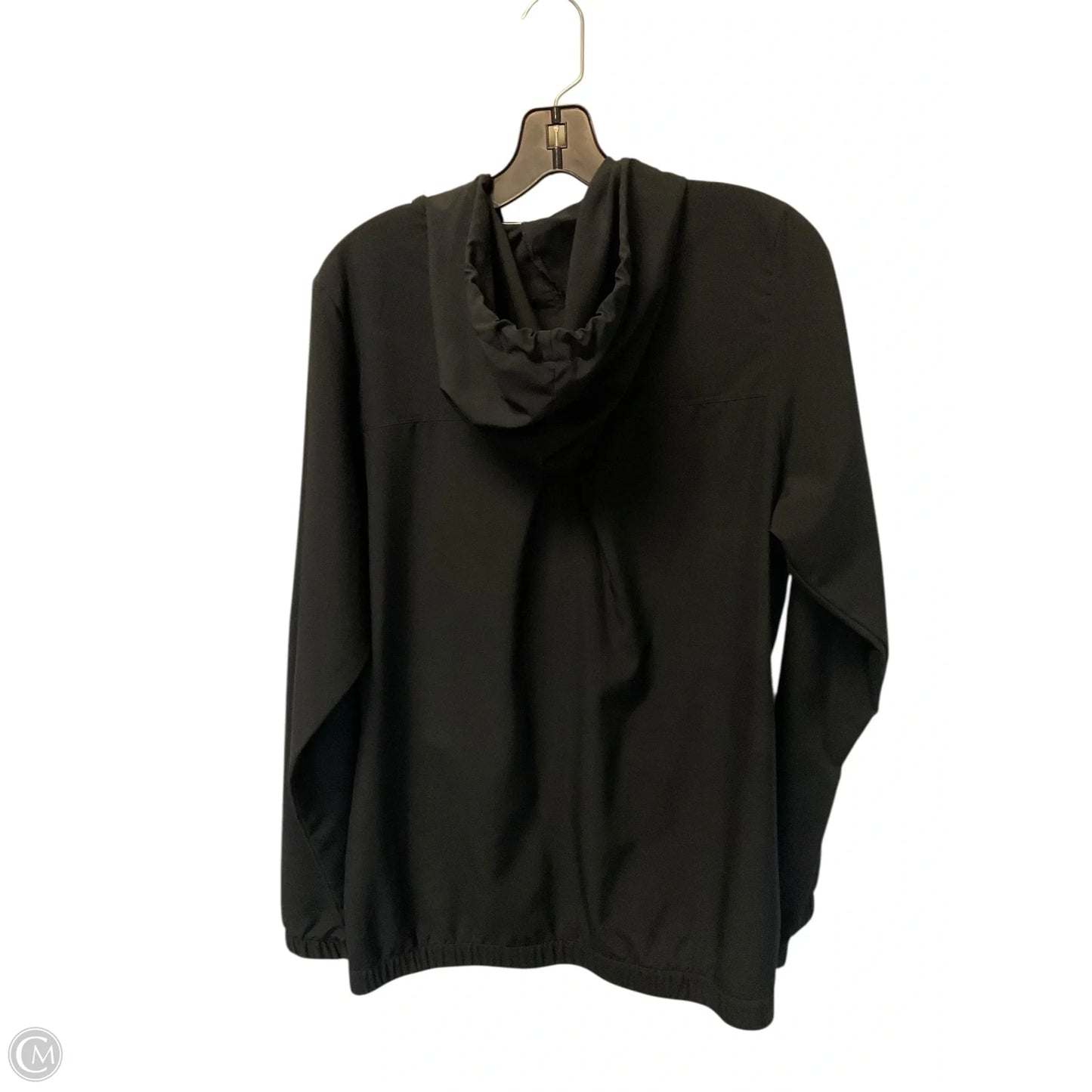 Athletic Jacket By Adidas In Black, Size: L