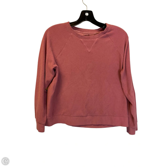 Top Long Sleeve Basic By Marc New York In Pink, Size: S