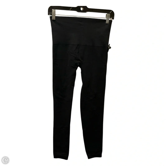 Athletic Leggings By Spanx In Black, Size: L