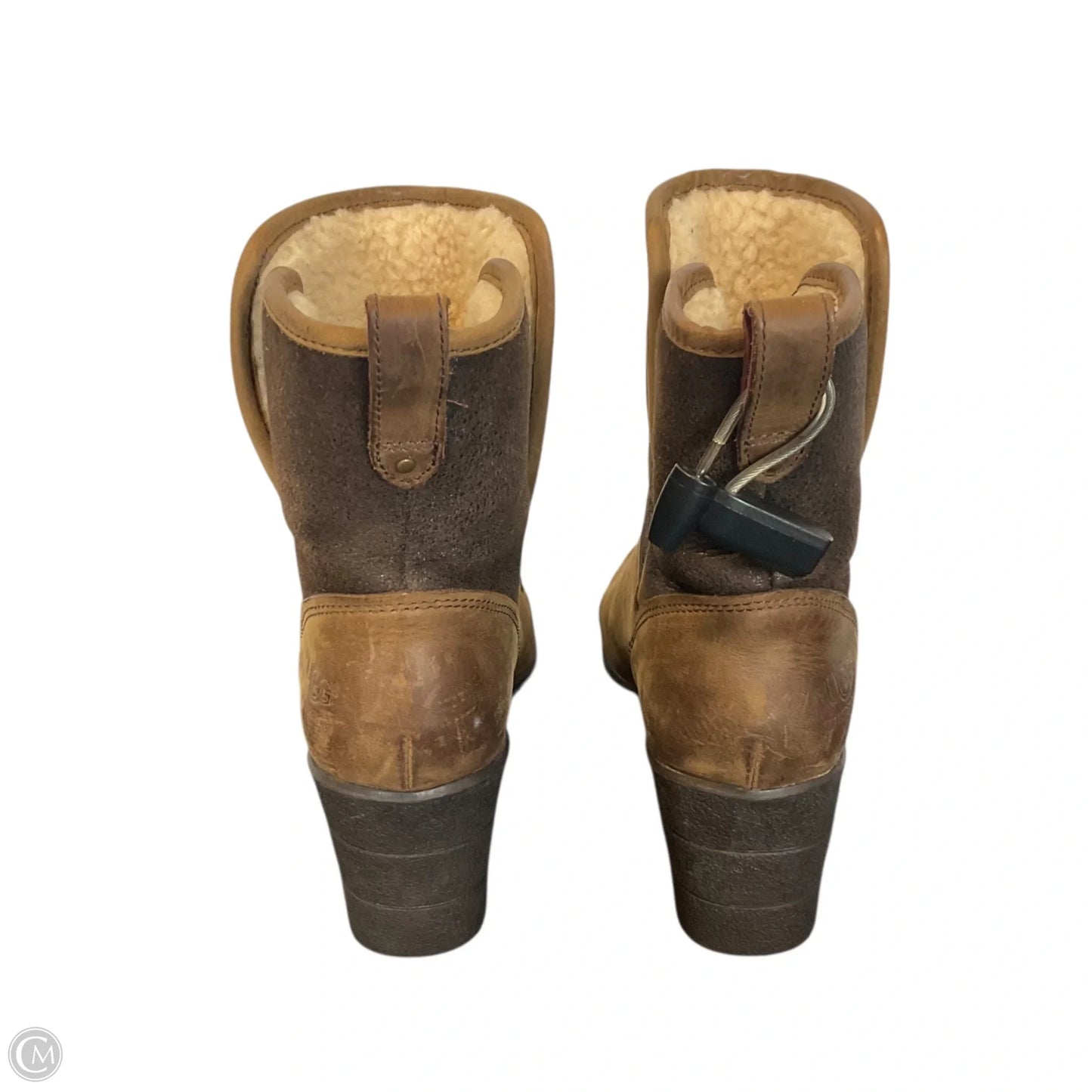 Boots Designer By Ugg In Tan, Size: 9