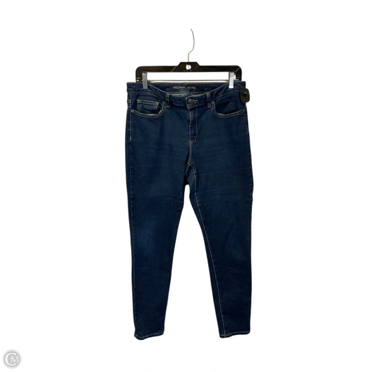 Jeans Skinny By Michael By Michael Kors In Blue Denim, Size: 8