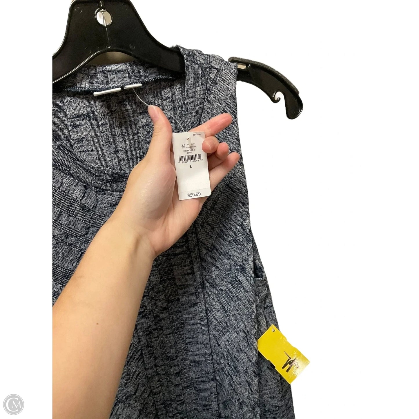 Dress Casual Midi By Gap In Blue, Size: L