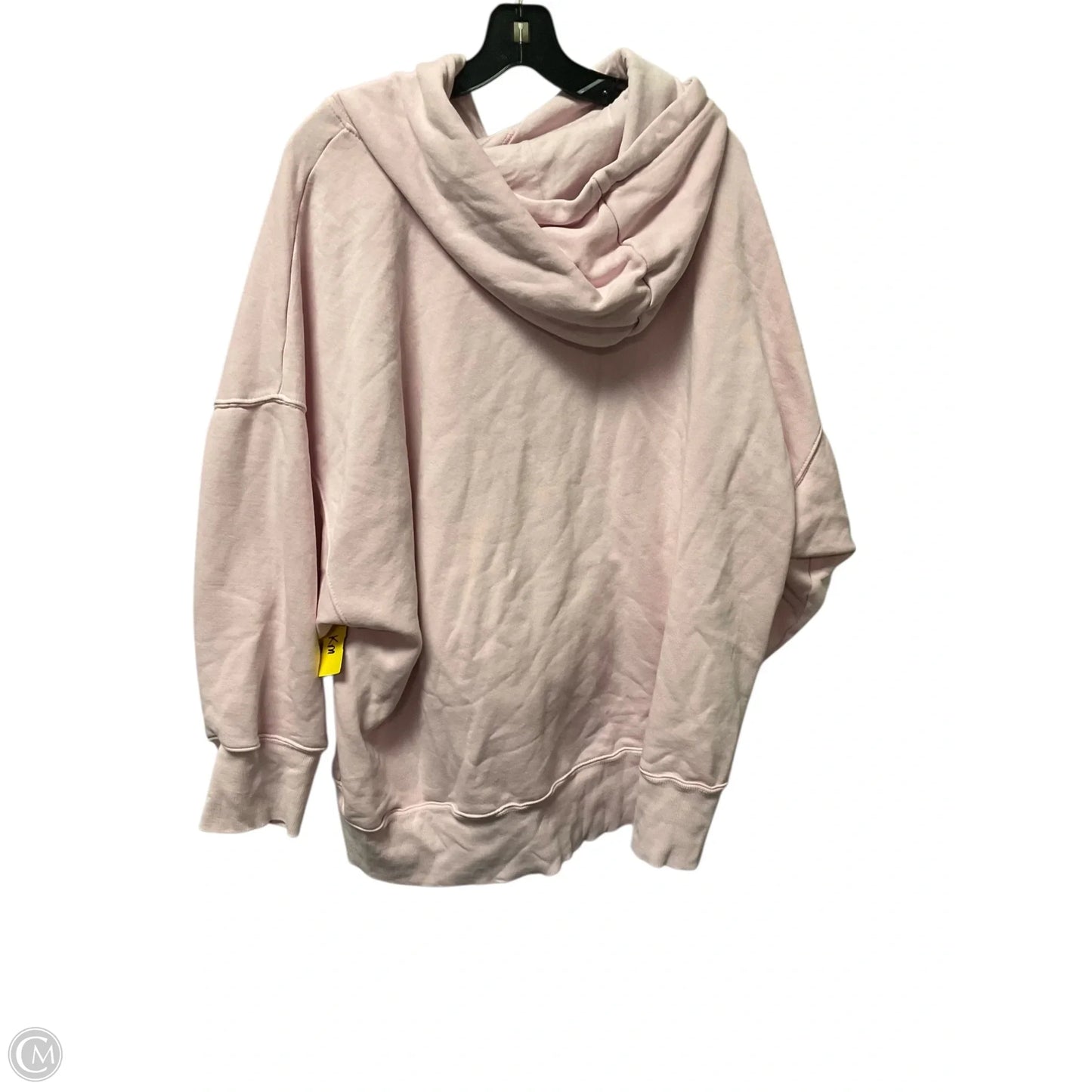 Sweatshirt Hoodie By Free People In Pink, Size: L