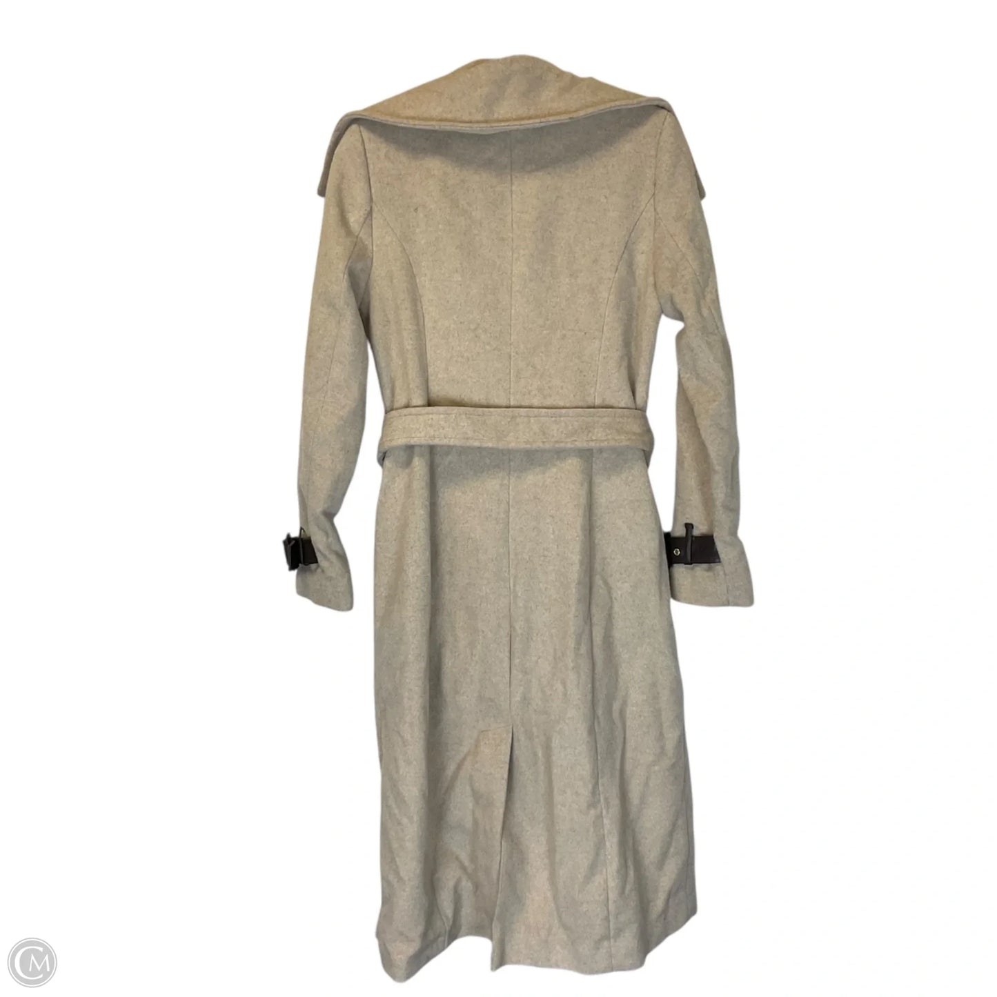 Coat Trench Coat By Cole-haan In Tan, Size: 2