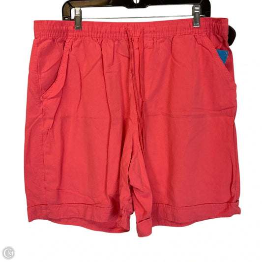Shorts By Karen Scott In Pink, Size: Xl