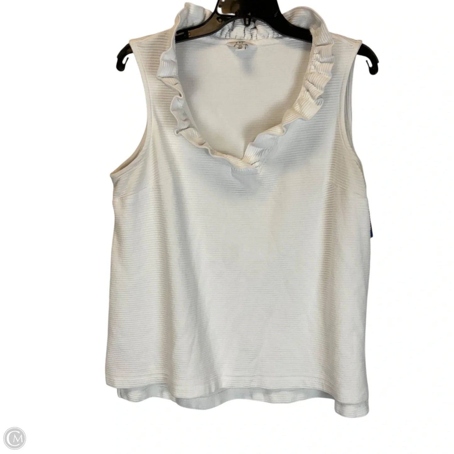 Top Sleeveless By Crown And Ivy In White, Size: Xl