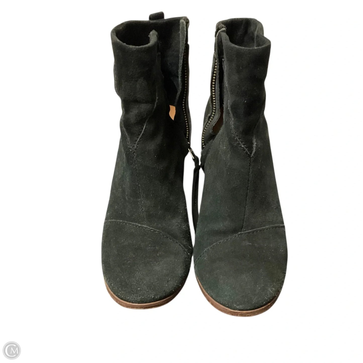 Boots Ankle Heels By Toms In Black, Size: 7