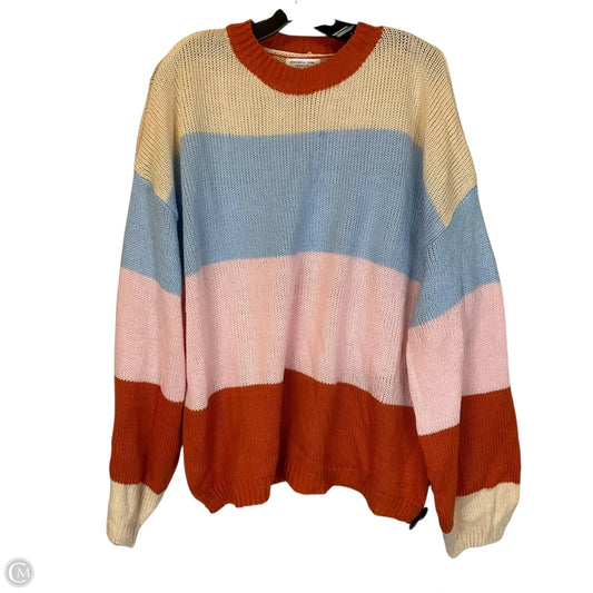 Sweater By Chicsoul In Striped Pattern, Size: Xxl