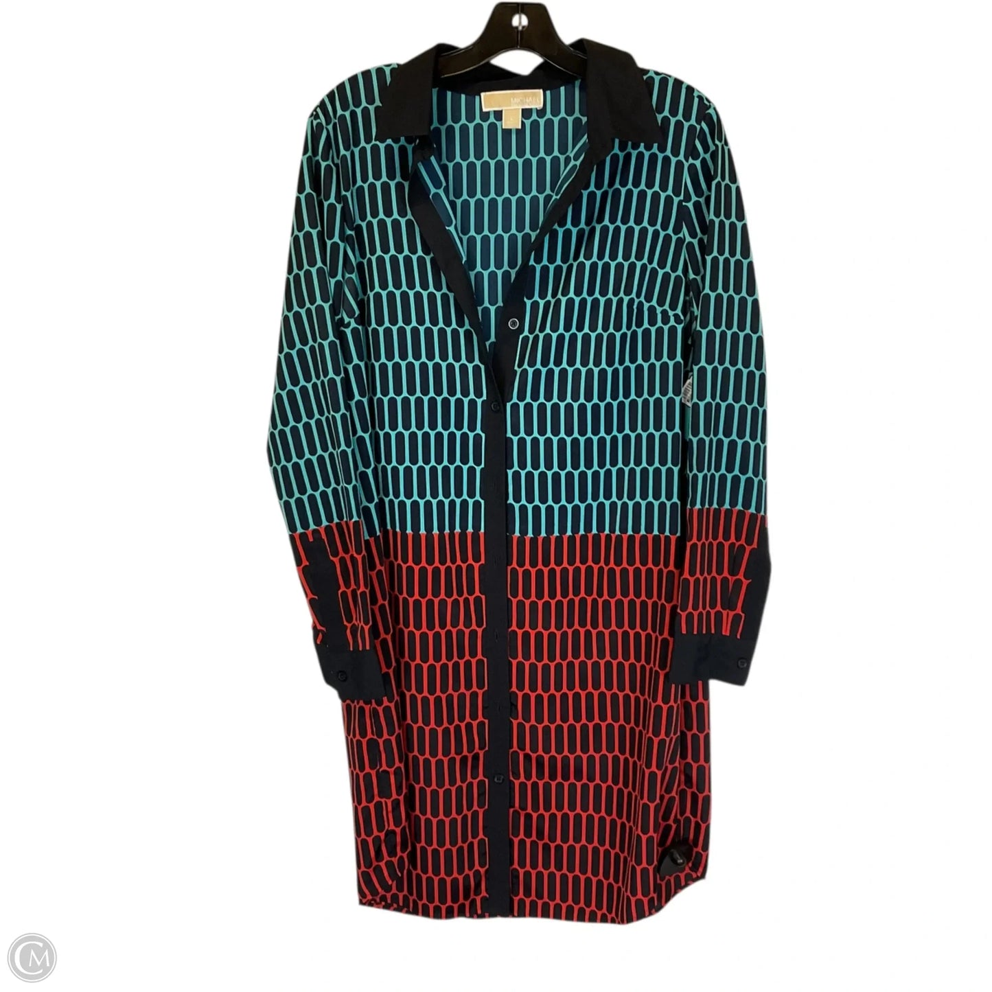 Dress Casual Short By Michael By Michael Kors In Blue, Size: L