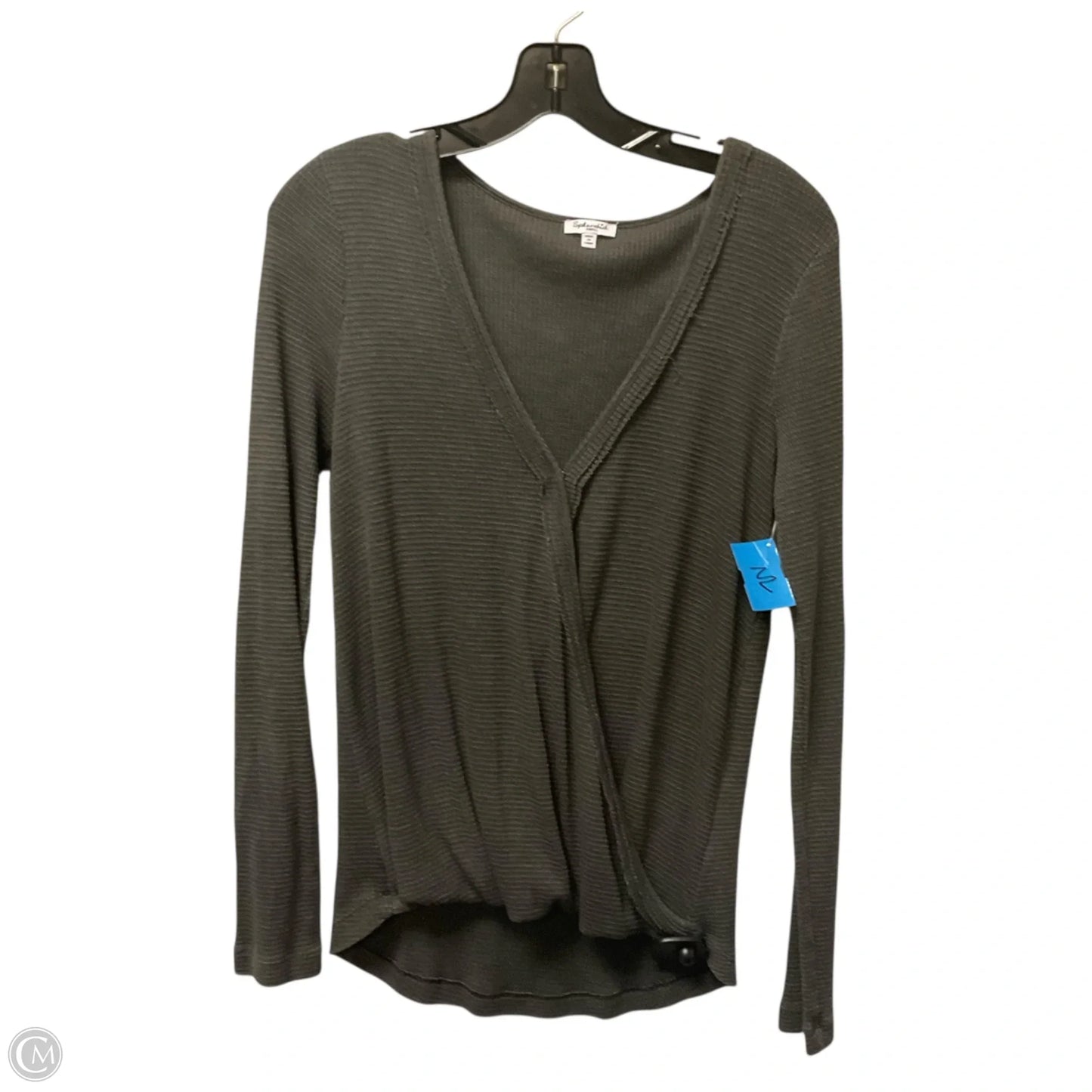 Top Long Sleeve Basic By Splendid In Brown, Size: S