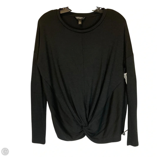 Top Long Sleeve By Banana Republic In Black, Size: M