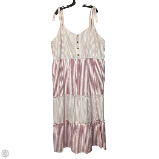 Dress Casual Maxi By True Craft In Striped Pattern, Size: 4x