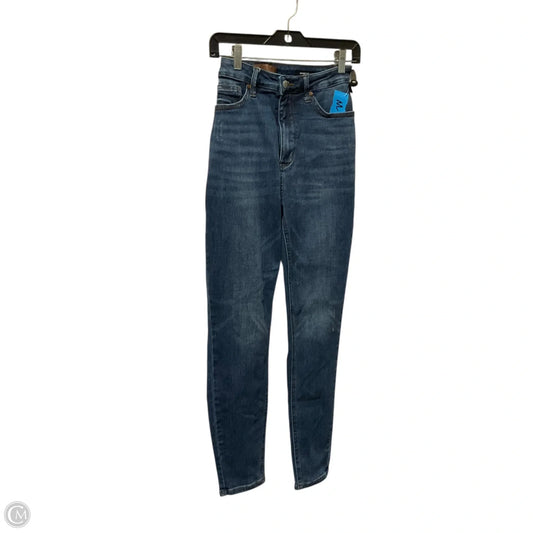 Jeans Skinny By Judy Blue In Blue Denim, Size: 12