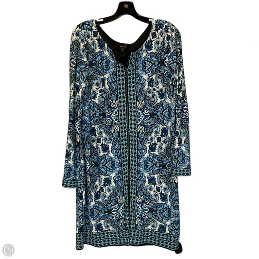 Dress Casual Midi By Laundry In Blue, Size: 12