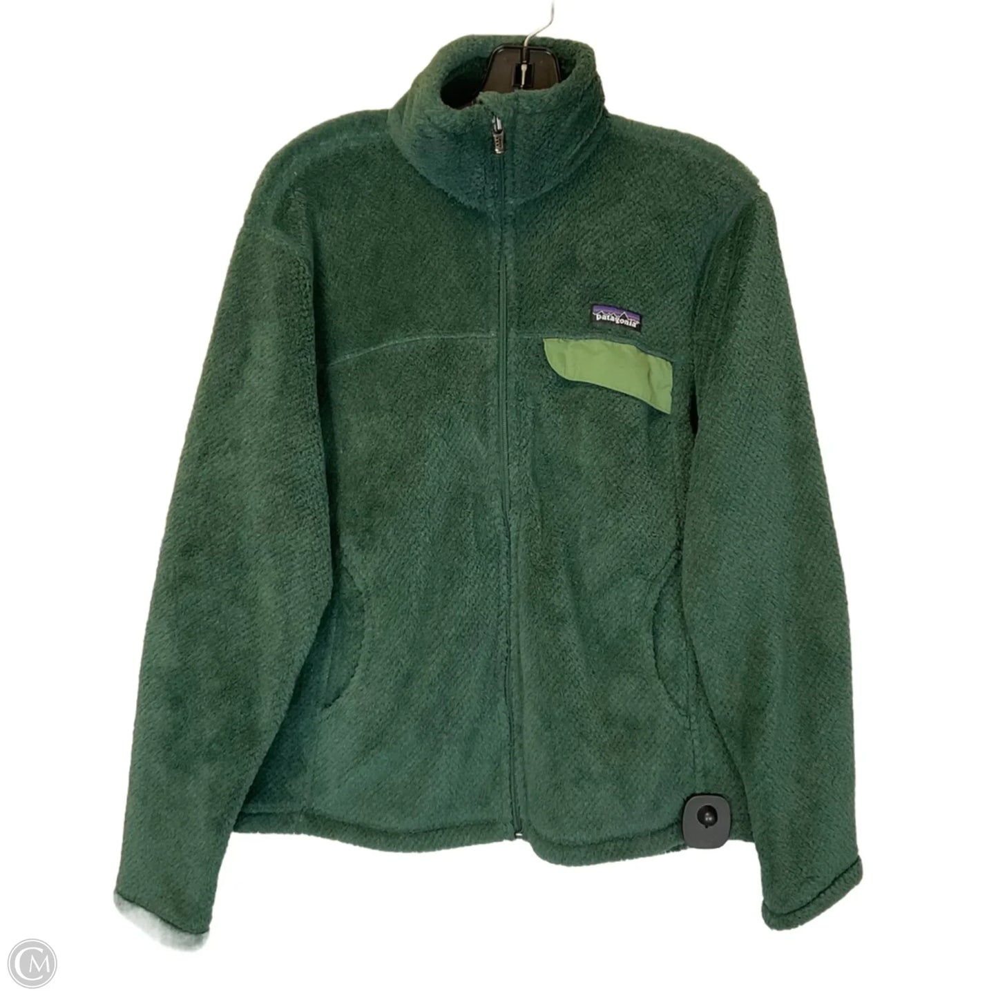 Jacket Fleece By Patagonia In Green, Size: M